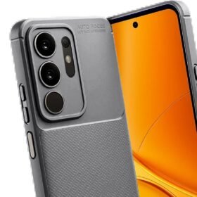 Vivo Y29S Auto Focus Karbon Kapak - Gri-(5796)