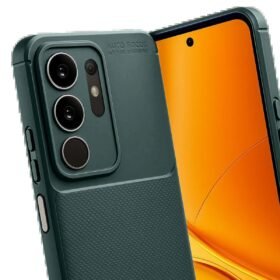 Vivo Y29 4G Auto Focus Karbon Kapak - Koyu Yeşil-(5796)