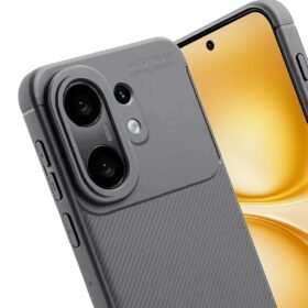 Vivo X200 FE Auto Focus Karbon Kapak -Gri-(5796)