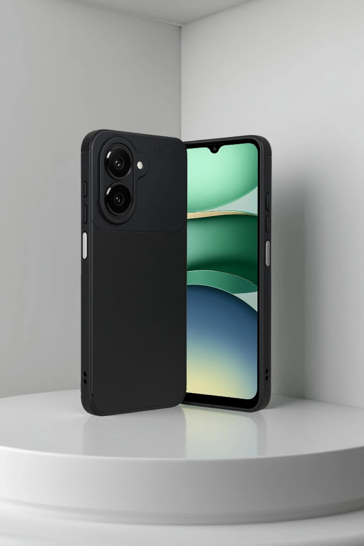 Xiaomi Redmi A5 4G Auto Focus Karbon Kapak - Siyah-(5796)