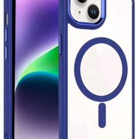 Apple iPhone 14 Terea Magsafe Kapak - Derin Mor-(5796)