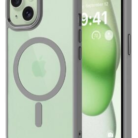 Apple iPhone 14 Terea Magsafe Kapak - Titan Gri-(5796)