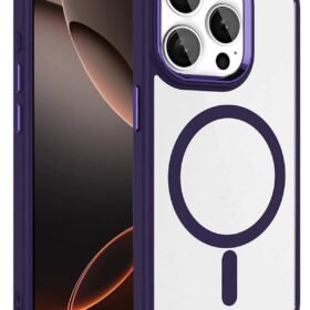 Apple iPhone 15 Pro Max Terea Magsafe Kapak - Derin Mor-(5796)