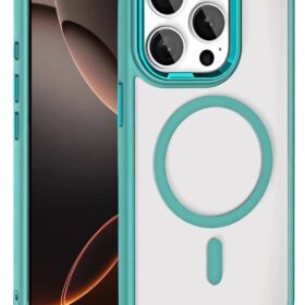 Apple iPhone 15 Pro Max Terea Magsafe Kapak - Yeşil-(5796)