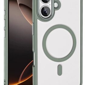 Apple iPhone 17 Terea Magsafe Kapak - Açık Mavi-(5796)