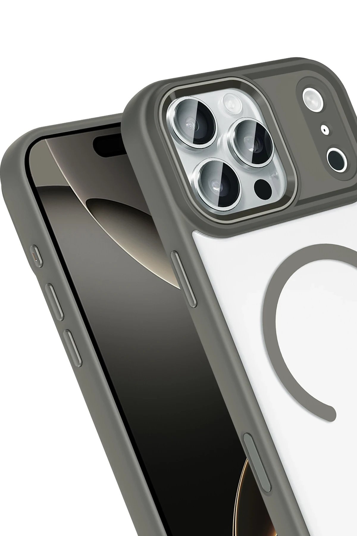 Apple iPhone 17 Pro Terea Magsafe Kapak - Açık Mavi-(5796) - Görsel 2