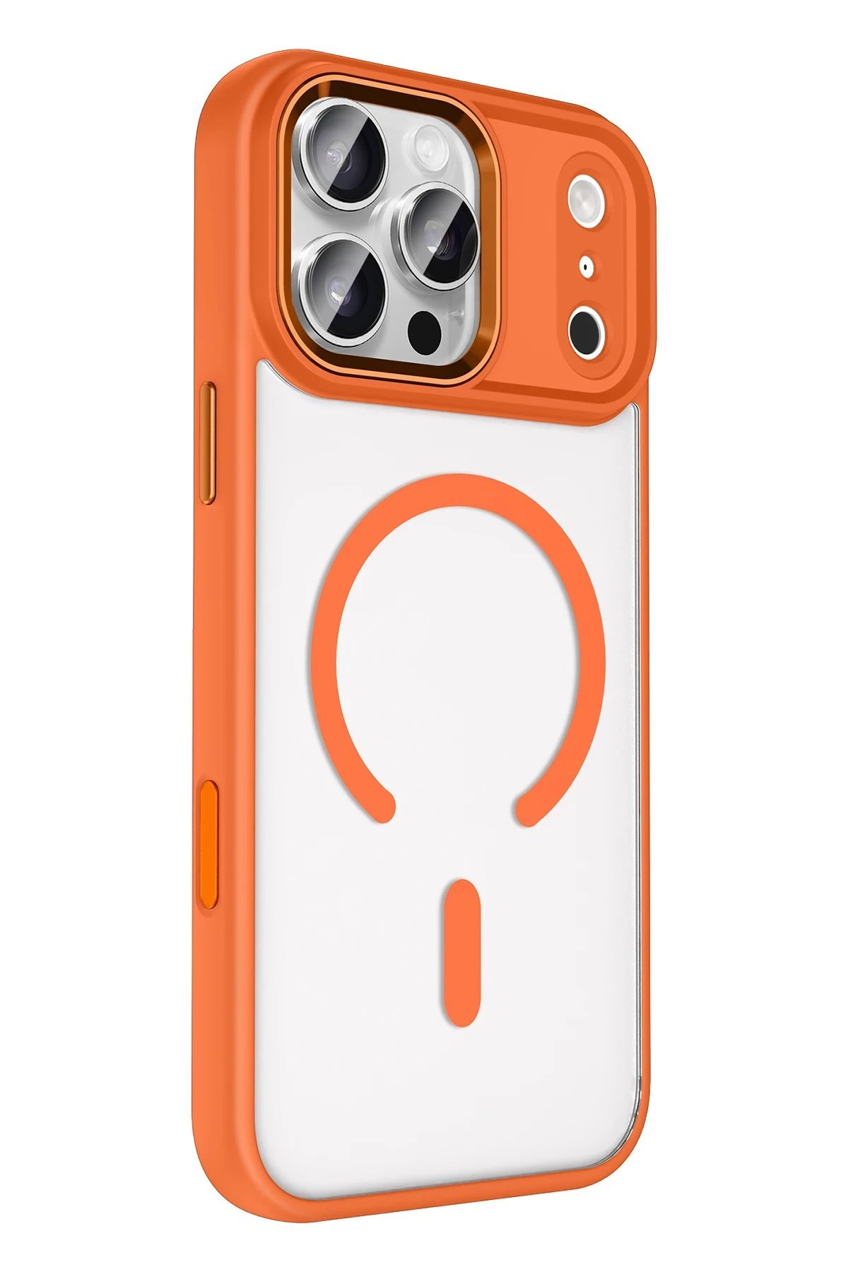 Apple iPhone 17 Pro Terea Magsafe Kapak - Turuncu-(5796) - Görsel 3