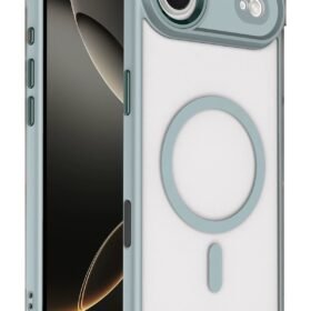 Apple iPhone 17 Air Terea Magsafe Kapak - Gri-(5796)