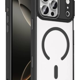 Apple iPhone 17 Pro Max Terea Magsafe Kapak - Siyah-(5796)