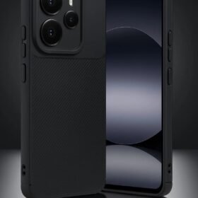 Xiaomi Note 14 5G Auto Focus Karbon Kapak - Siyah-(5796)