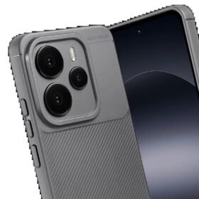 Xiaomi Note 14 5G Auto Focus Karbon Kapak - Gri-(5796)