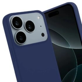 Apple iPhone 17 Pro First Silikon - Lacivert-(5796)