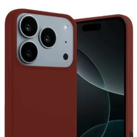 Apple iPhone 17 Pro Max First Silikon - Bordo-(5796)