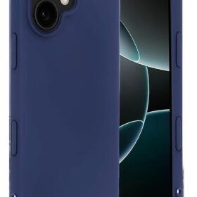 Apple iPhone 17 Nano içi Kadife Silikon - Lacivert-(5796)