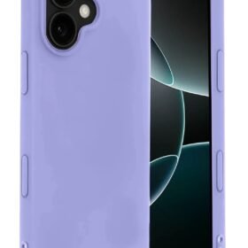 Apple iPhone 17 Nano içi Kadife Silikon - Lila-(5796)