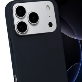 Apple iPhone 17 Pro Nano içi Kadife Silikon - Siyah-(5796)