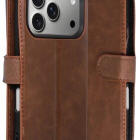 Apple iPhone 17 Pro Trend S Plus Kapaklı Kılıf - Taba-(5796)