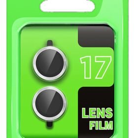 Apple iPhone 17 Raze Metal Kamera Lens - Gümüş-(5796)