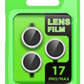 Apple iPhone 17 Pro Raze Metal Kamera Lens - Gümüş-(5796)