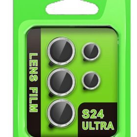 Samsung Galaxy S24 Ultra Raze Metal Kamera Lens - Gümüş-(5796)