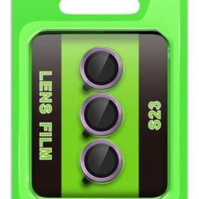 Samsung Galaxy S23 Raze Metal Kamera Lens - Mor-(5796)