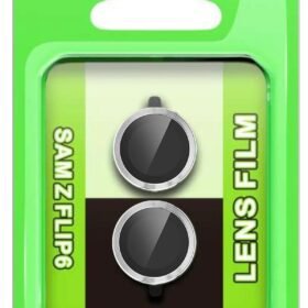 Samsung Galaxy Z Flip 6 Raze Metal Kamera Lens - Gümüş-(5796)