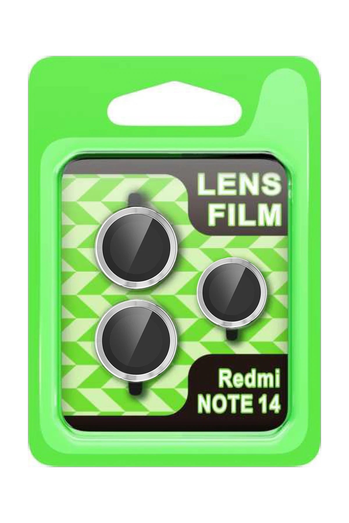 Xiaomi Note 14 5G Raze Metal Kamera Lens - Gümüş-(5796)