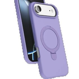 Apple iPhone 17 Air Regal Magsafe Standlı Kapak - Lila-(5796)