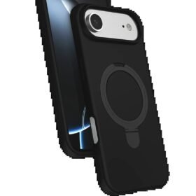 Apple iPhone 17 Air Regal Magsafe Standlı Kapak - Siyah-(5796)