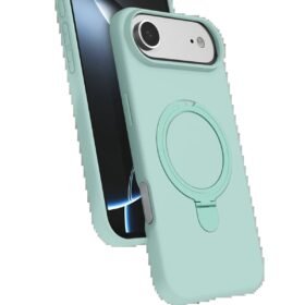 Apple iPhone 17 Air Regal Magsafe Standlı Kapak - Su Yeşili-(5796)