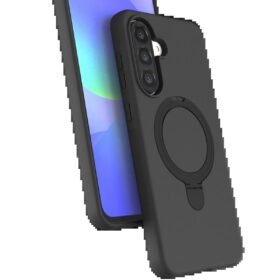 Samsung Galaxy A56 Regal Magsafe Standlı Kapak - Siyah-(5796)