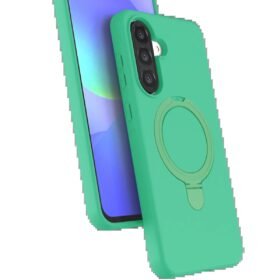 Samsung Galaxy A26 Regal Magsafe Standlı Kapak - Yeşil-(5796)