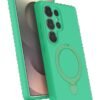 Samsung Galaxy S25 Ultra Regal Magsafe Standlı Kapak - Yeşil-(5796)