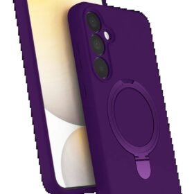 Samsung Galaxy A16 5G Regal Magsafe Standlı Kapak - Derin Mor-(5796)