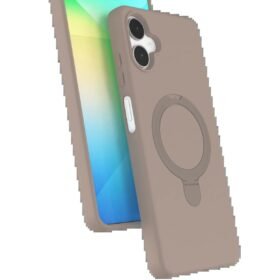 Samsung Galaxy A06 Regal Magsafe Standlı Kapak - Çöl Titanyum-(5796)