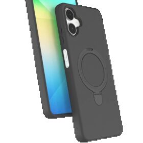 Samsung Galaxy A06 Regal Magsafe Standlı Kapak - Titan Gri-(5796)