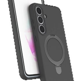 Samsung Galaxy S24 FE Regal Magsafe Standlı Kapak - Titan Gri-(5796)