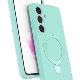 Samsung Galaxy S24 FE Regal Magsafe Standlı Kapak - Su Yeşili-(5796)