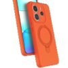 Xiaomi Redmi Note 14 4G Regal Magsafe Standlı Kapak - Turuncu-(5796)