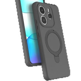 Xiaomi Redmi Note 14 4G Regal Magsafe Standlı Kapak - Titan Gri-(5796)