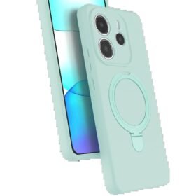 Xiaomi Redmi Note 14 4G Regal Magsafe Standlı Kapak - Su Yeşili-(5796)