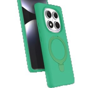 Xiaomi Redmi Note 14 Pro 5G Regal Magsafe Standlı Kapak - Yeşil-(5796)