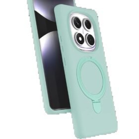 Xiaomi Redmi Note 14 Pro 5G Regal Magsafe Standlı Kapak - Su Yeşili-(5796)