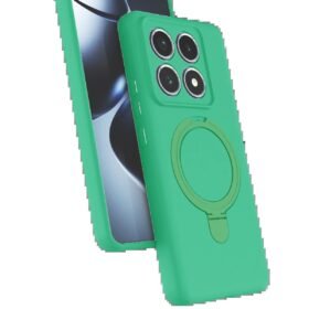 Xiaomi Mi 14T Pro Regal Magsafe Standlı Kapak - Yeşil-(5796)
