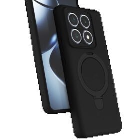 Xiaomi Mi 14T Pro Regal Magsafe Standlı Kapak - Siyah-(5796)