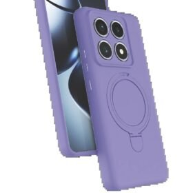 Xiaomi Mi 14T Pro Regal Magsafe Standlı Kapak - Lila-(5796)