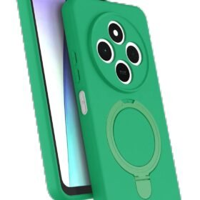 Xiaomi Redmi 14C Regal Magsafe Standlı Kapak - Yeşil-(5796)