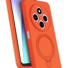 Xiaomi Redmi 14C Regal Magsafe Standlı Kapak - Turuncu-(5796)