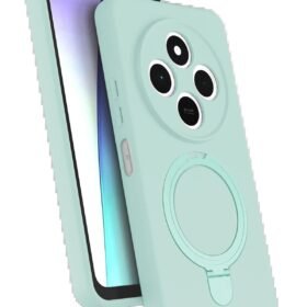 Xiaomi Redmi 14C Regal Magsafe Standlı Kapak - Su Yeşili-(5796)
