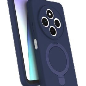 Xiaomi Redmi 14C Regal Magsafe Standlı Kapak - Lacivert-(5796)